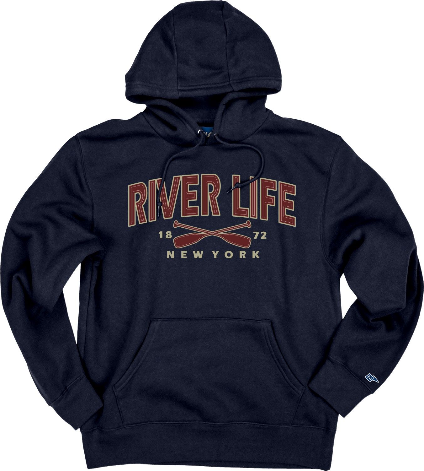 Fill Line XP Hood, Color: Navy, Size: 2X