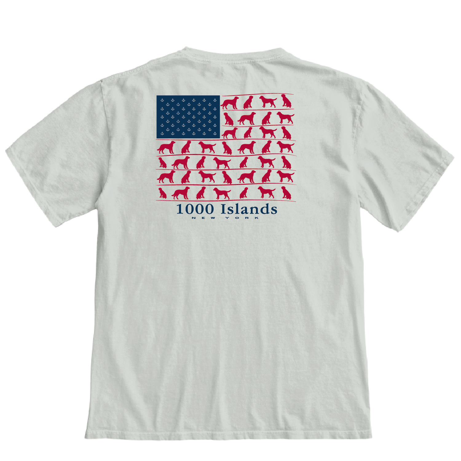 Seafarer Lab Flag SS, Color: Cement, Size: Small