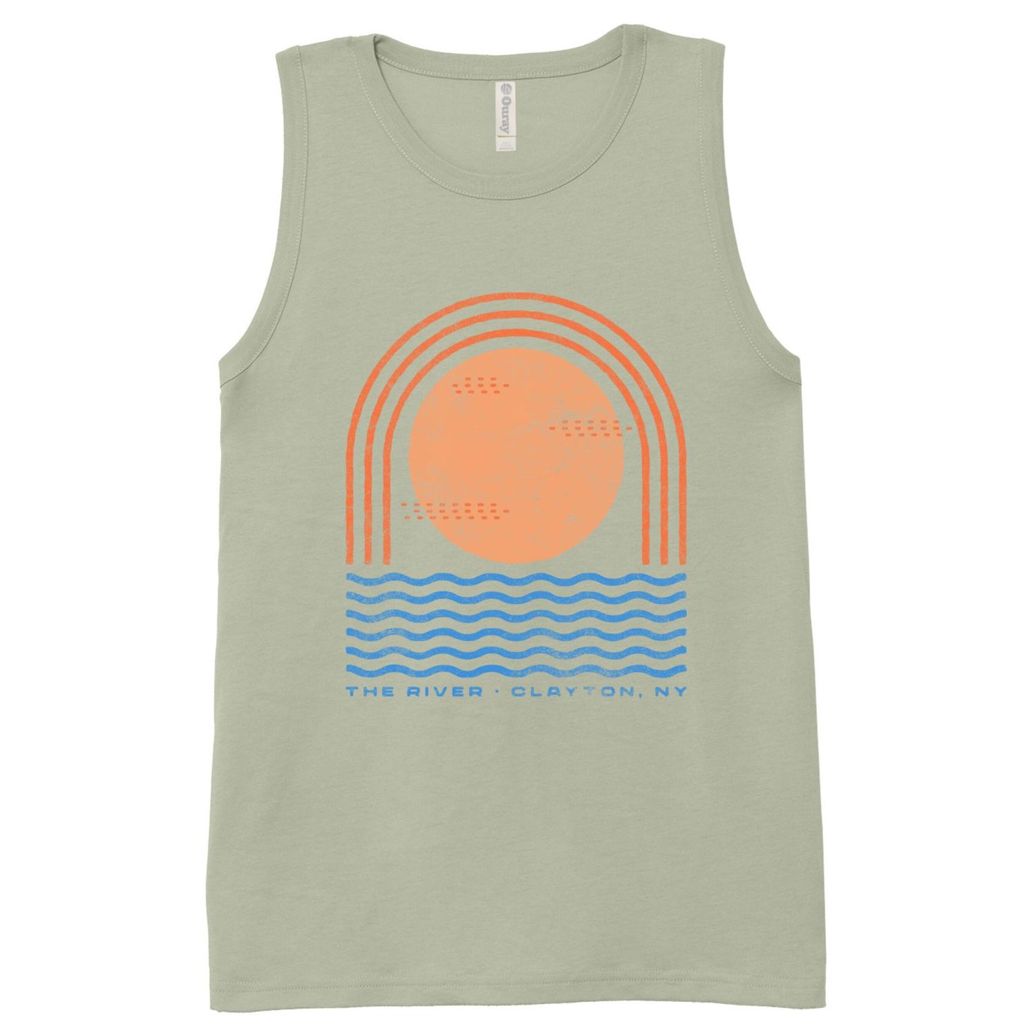 Essential Tank, Color: Desert Sage, Size: 2X