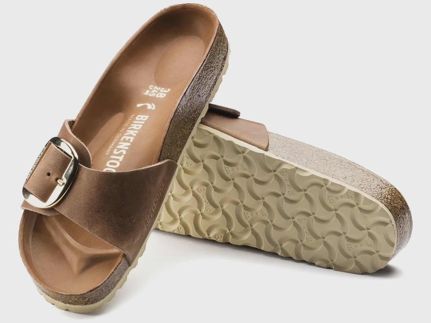 Madrid Big Buckle Ltr, Color: Cognac, Size: 36N