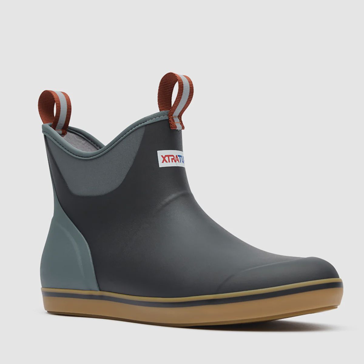 Men's Ankle Deck Boot, Color: Black, Size: 7