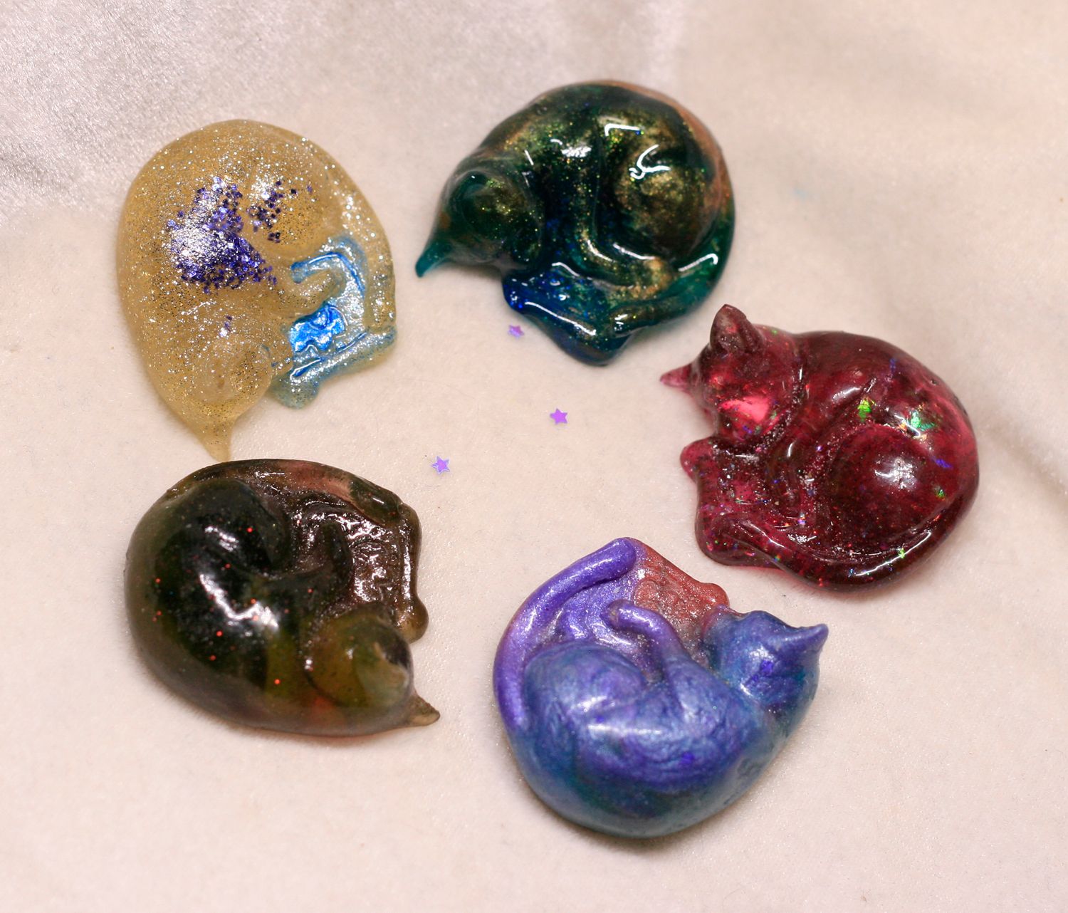 Toasty Cat OOAK resin figurine Blind Box