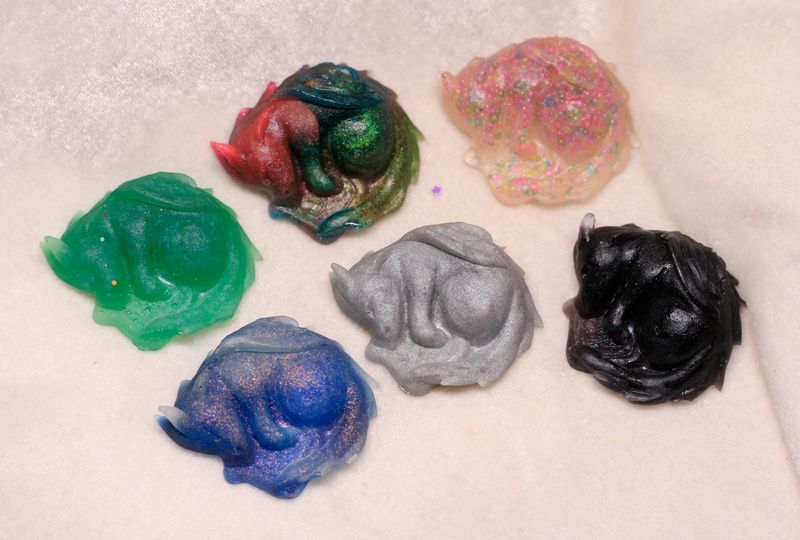 Toasty Drake OOAK resin figurine Blind Box