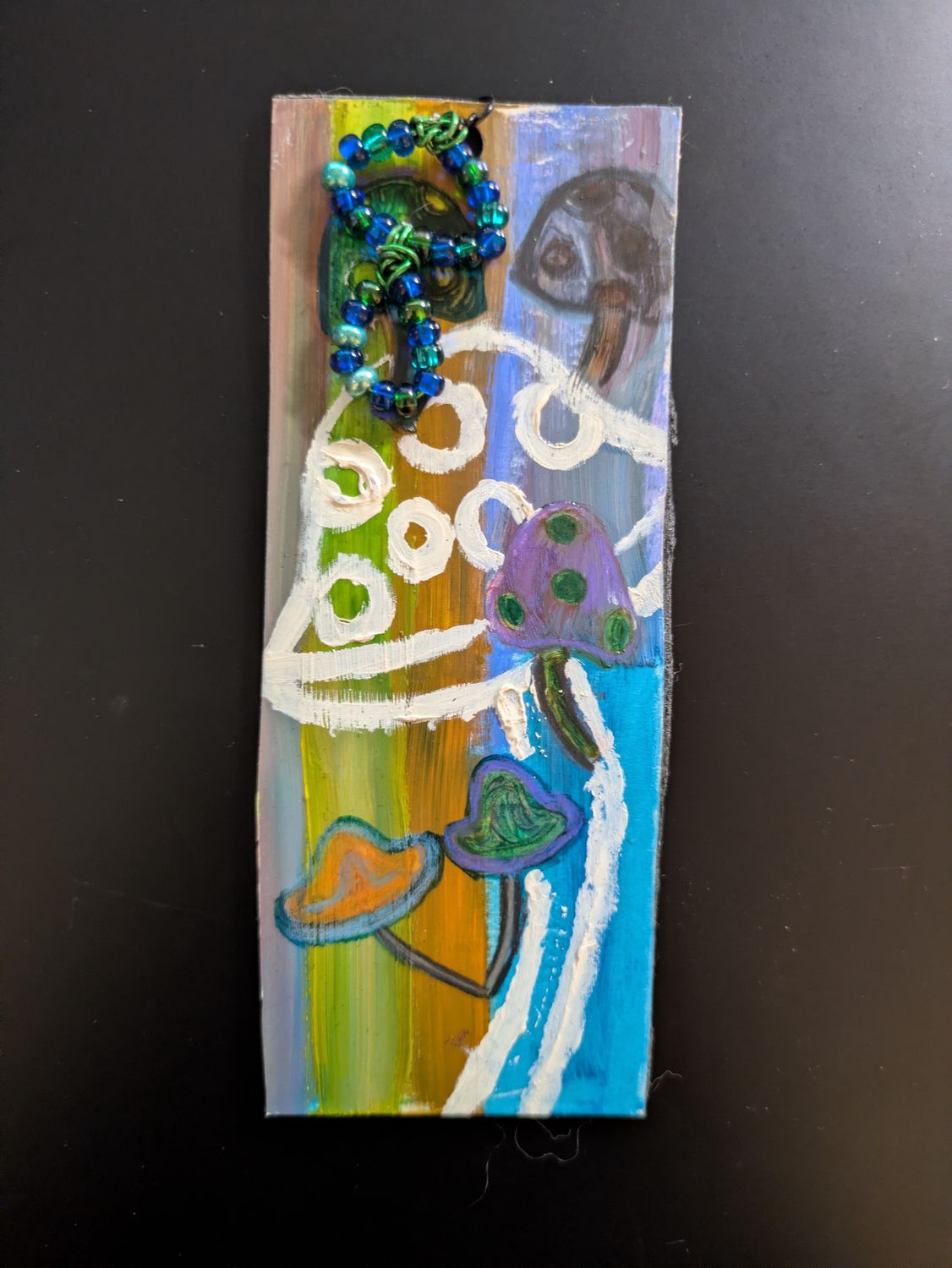 Mushrooms on Mushroom Bookmark