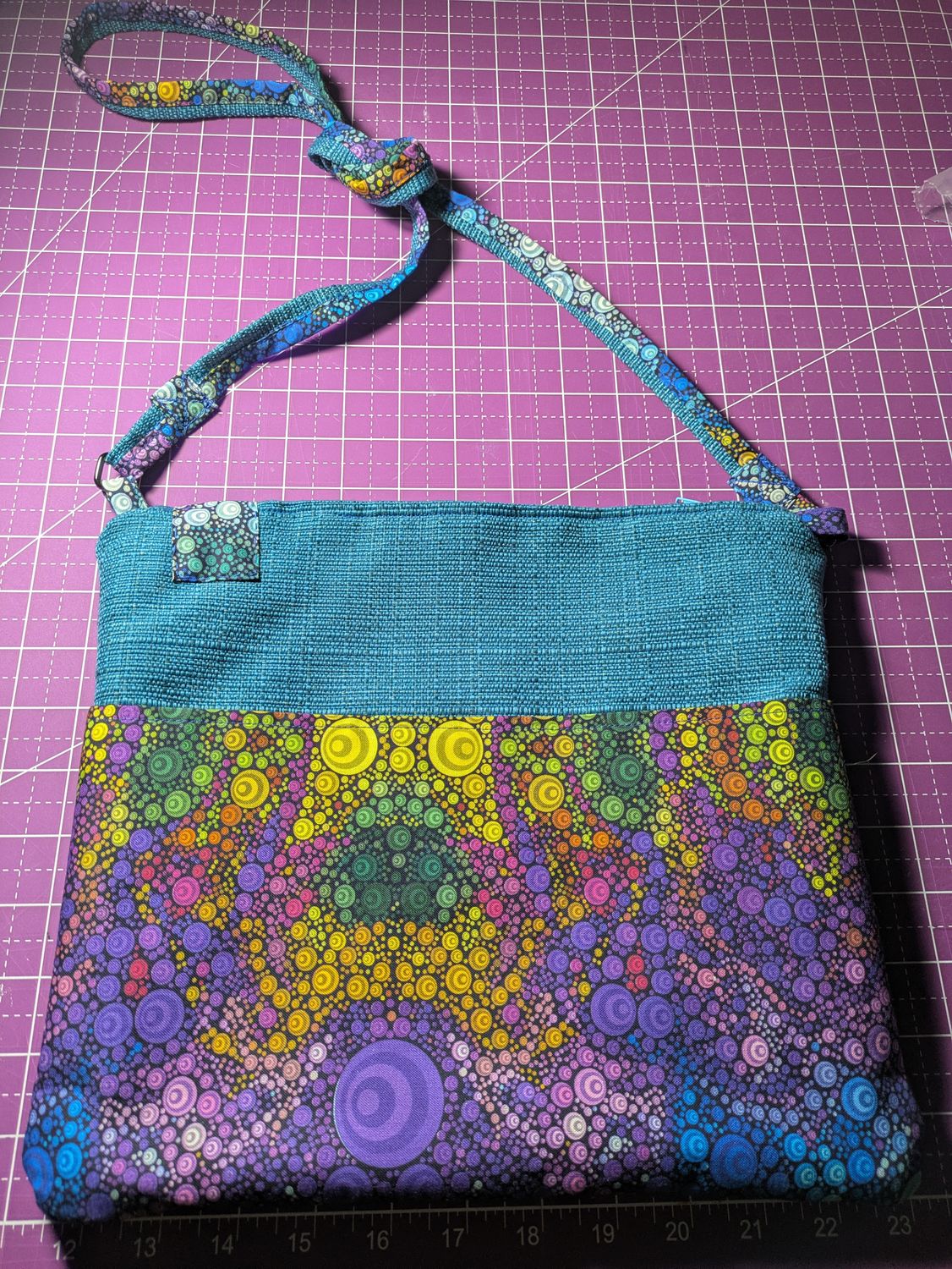 Blue &amp; Purple Minimalistic Bag