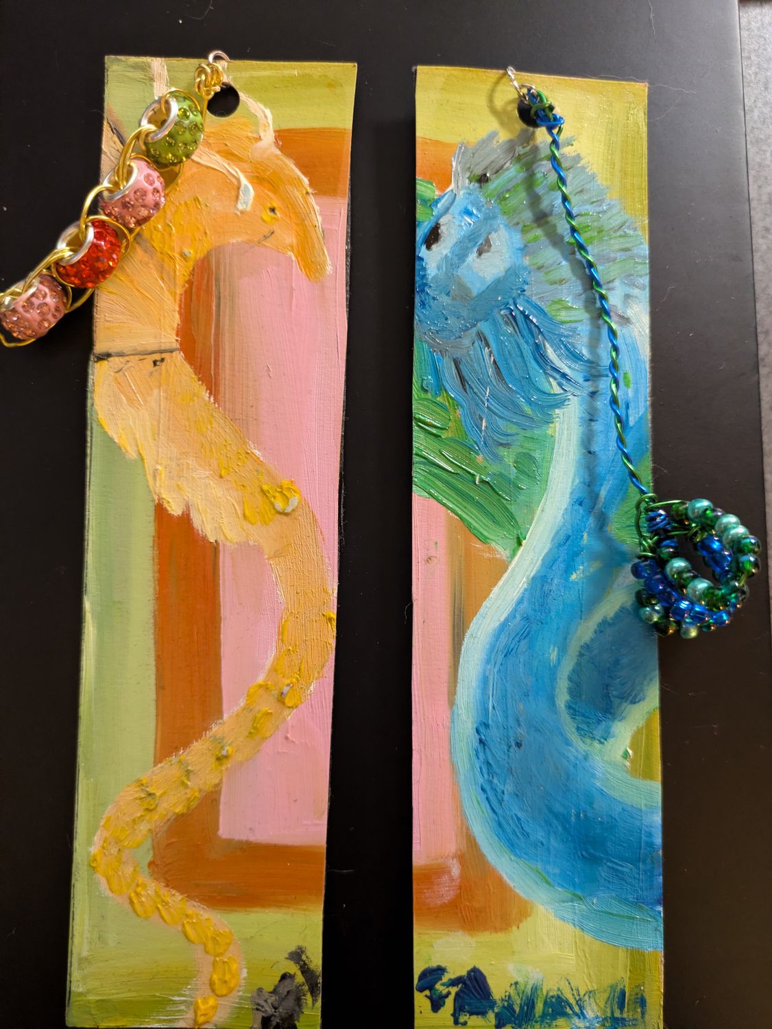 Fire &amp; Water Dragons Bookmarks Combo