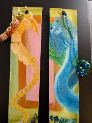 Fire &amp; Water Dragons Bookmarks Combo