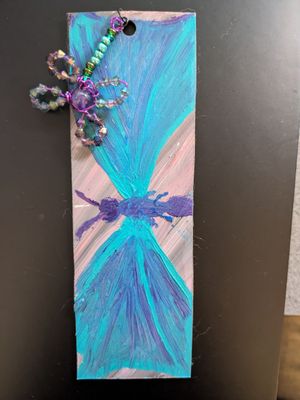 Plurple Butterfly Bookmark