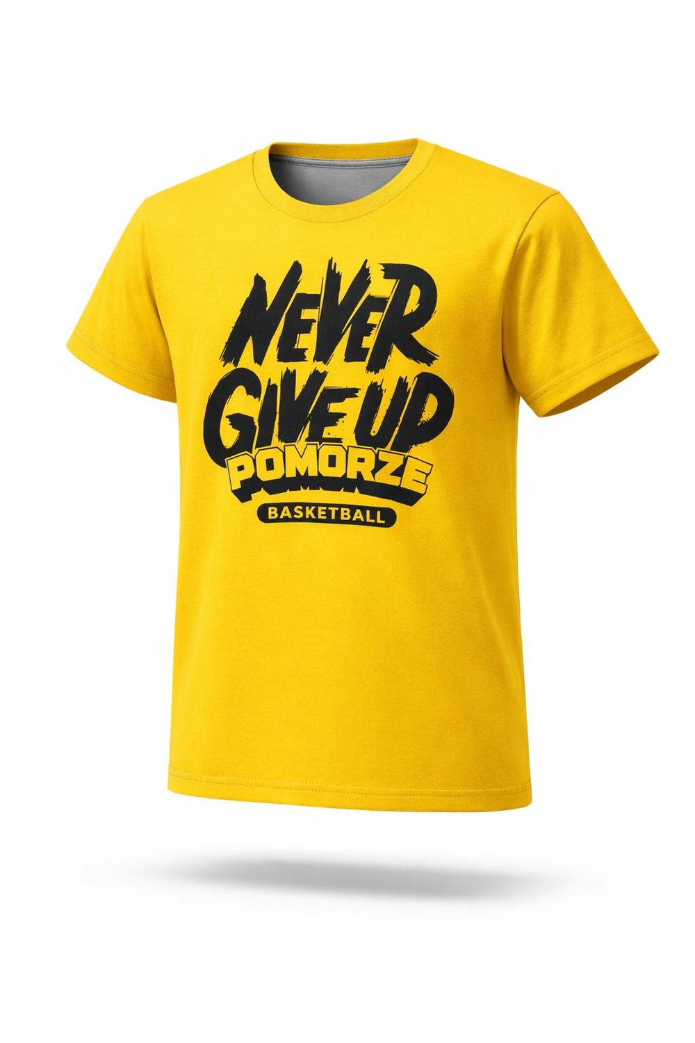 Koszulka żółta Never Give Up