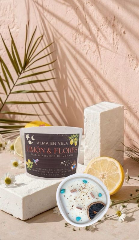 Vela Limón & Flores