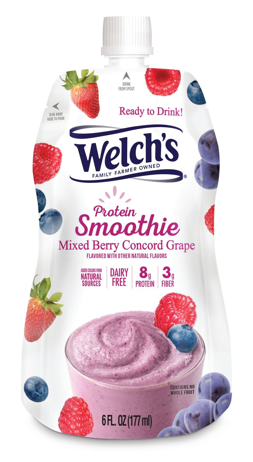 Welch's Protein Smoothie - Mixed Berry 12- Pack