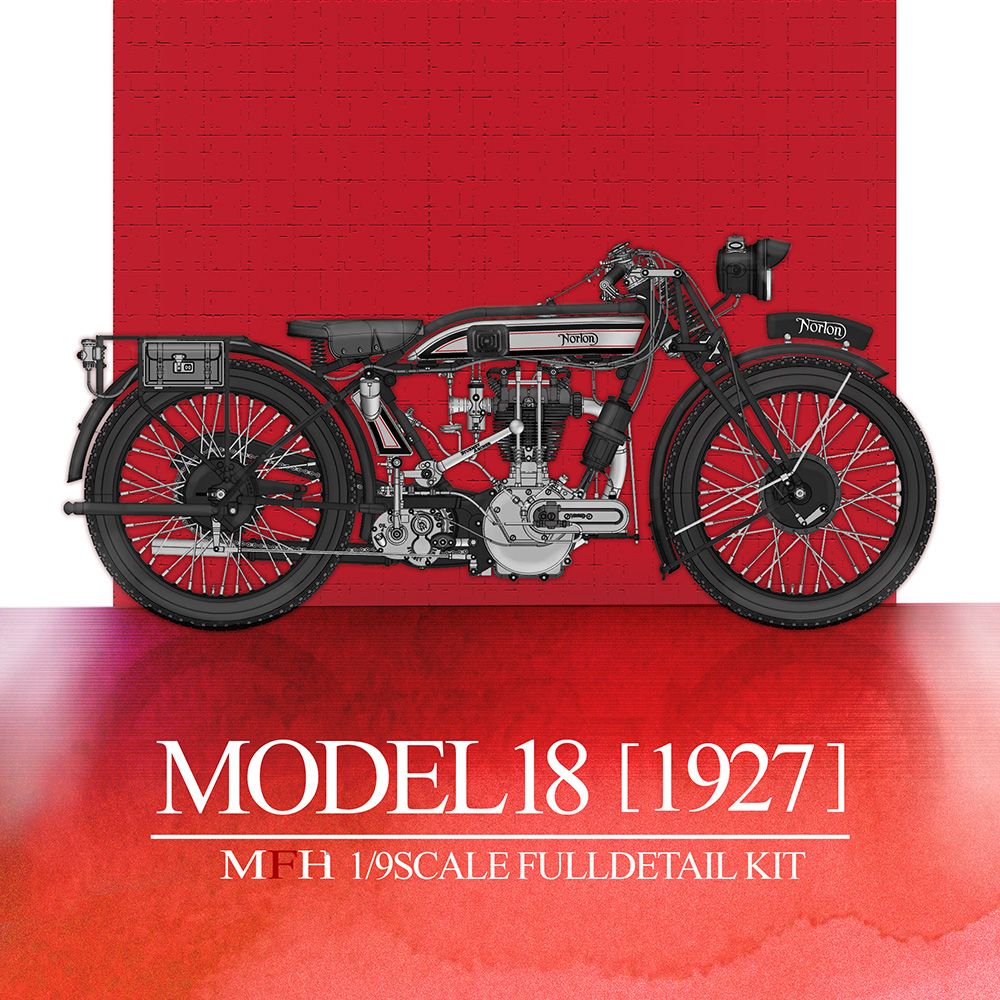 1/9 model kit - Norton model 18 -1927- model factory hiro K861 pre-order