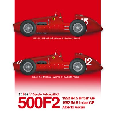 Maquette en kit  1/12- FERRARI 500F2  - model factory hiro K856 -