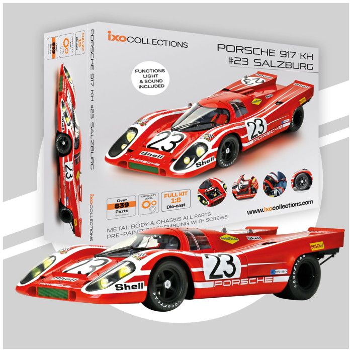 Model 1/8 to build PORSCHE 917 #23 RED -IXO-PORSCHE 917#23
