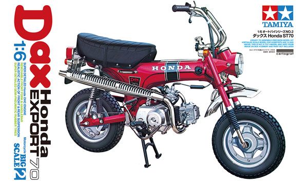 ​1/6 Model HONDA DAX 1970 - Tamiya - TAM16002 Limited edition