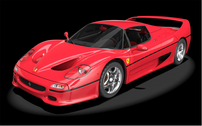 Kit Pocher 1/8 Ferrari F50  Rosso corsa kit TO ASSEMBLE