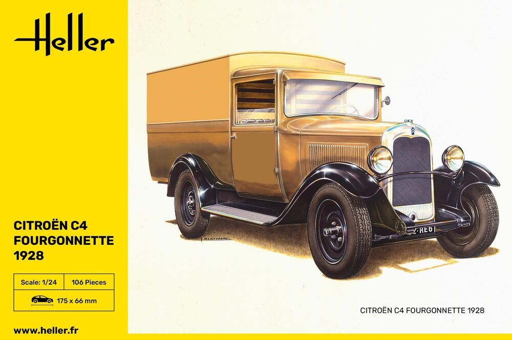 1/24 Maquette CITROEN C4 FOURGONNETTE 1928 - HELLER 80703