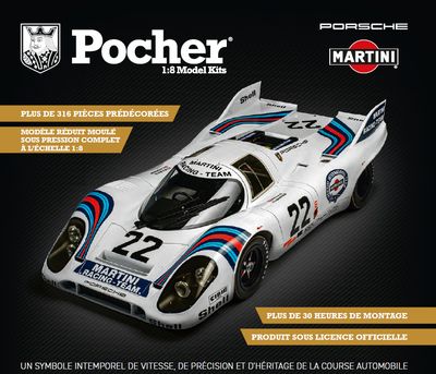 1/8 Maquette en kit PORSCHE 917K MARTINI- POCHER - POC-HK122