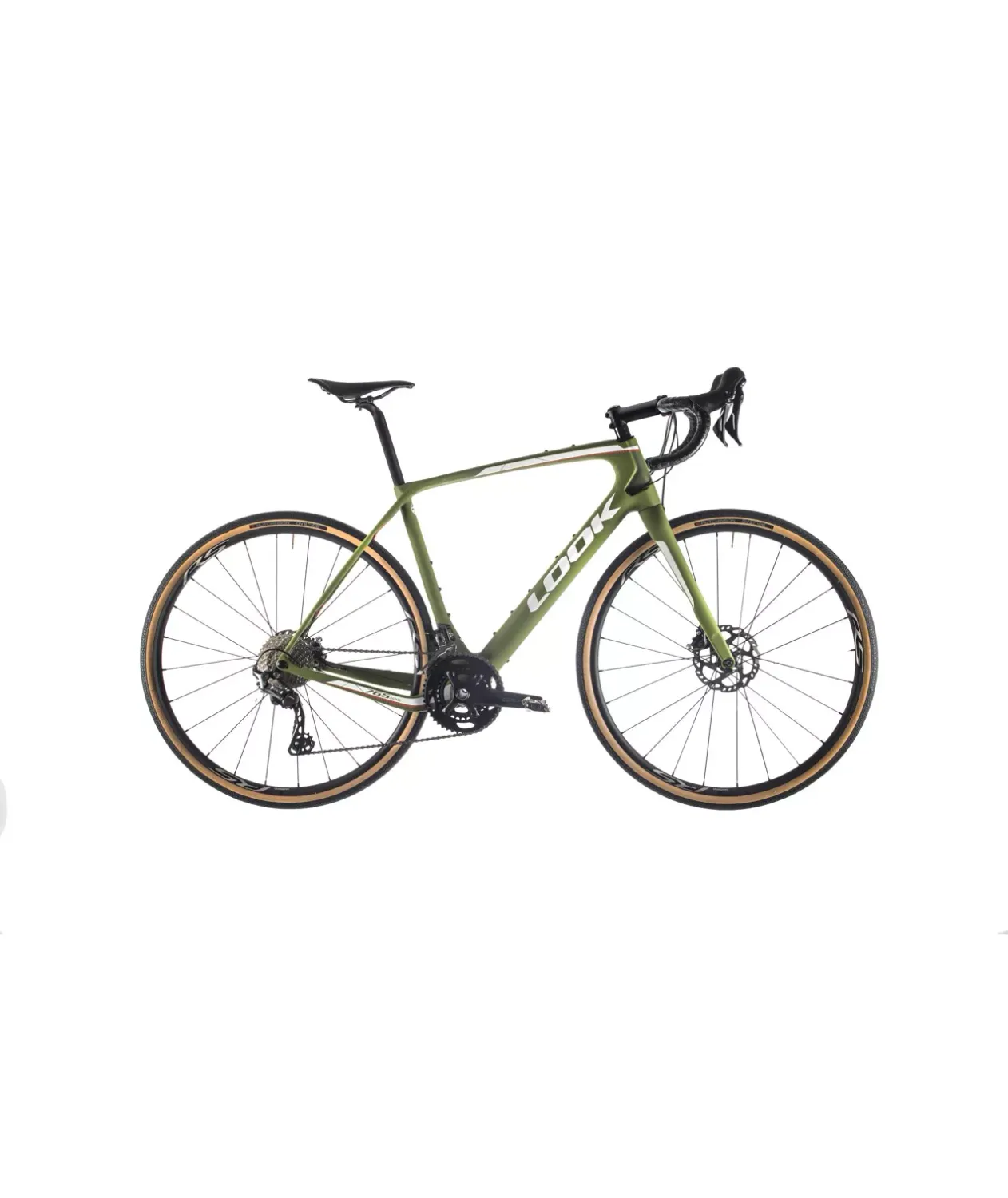 LOOK 765 Gravel Green Mat Ekar 1x13 RAPID RED 500