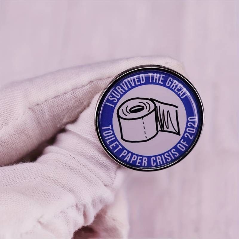 Ich habe die große Toilettenpapierkrise von 2020 überlebt - COVID19 - Pin