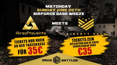Nur noch Tageskasse: Airsoftevents meets Airsoft Vets - "Die Siedlung" | 28.06.2026 in Weeze