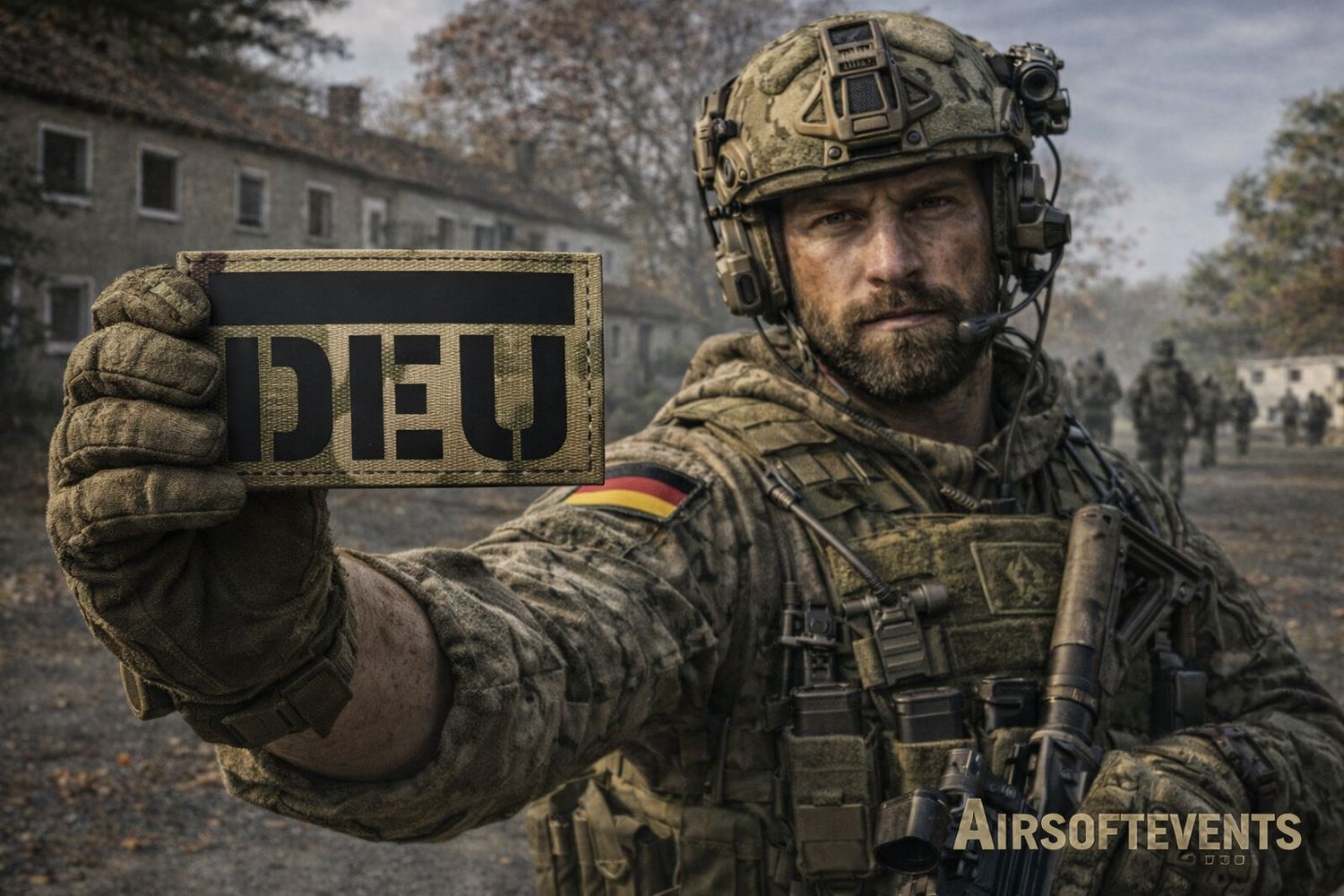 DEU - Patch in Multicam (Lasercut)