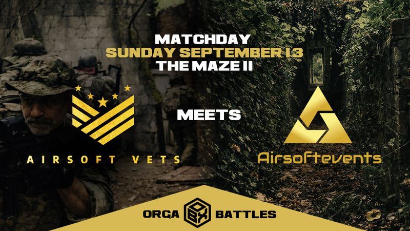 Airsoft Vets meets Airsoftevents - "Maze II" | 13.09.2026 in Matagne-La-Grande (Belgien)