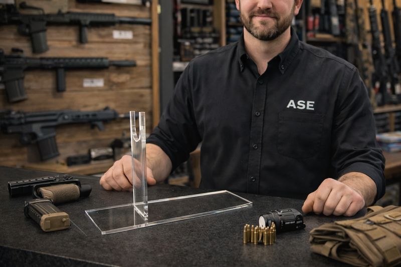 Präsentationsständer für Pistolen & Revolver (Acryl)