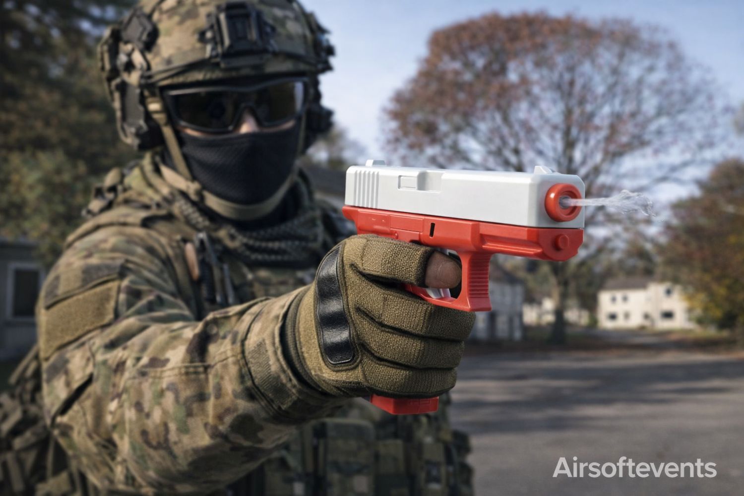 Kleine Wasserpistole - Der Schlitten repetiert!