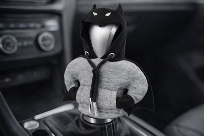 Hoodie für deinen Schaltknauf - Grau mit Maske