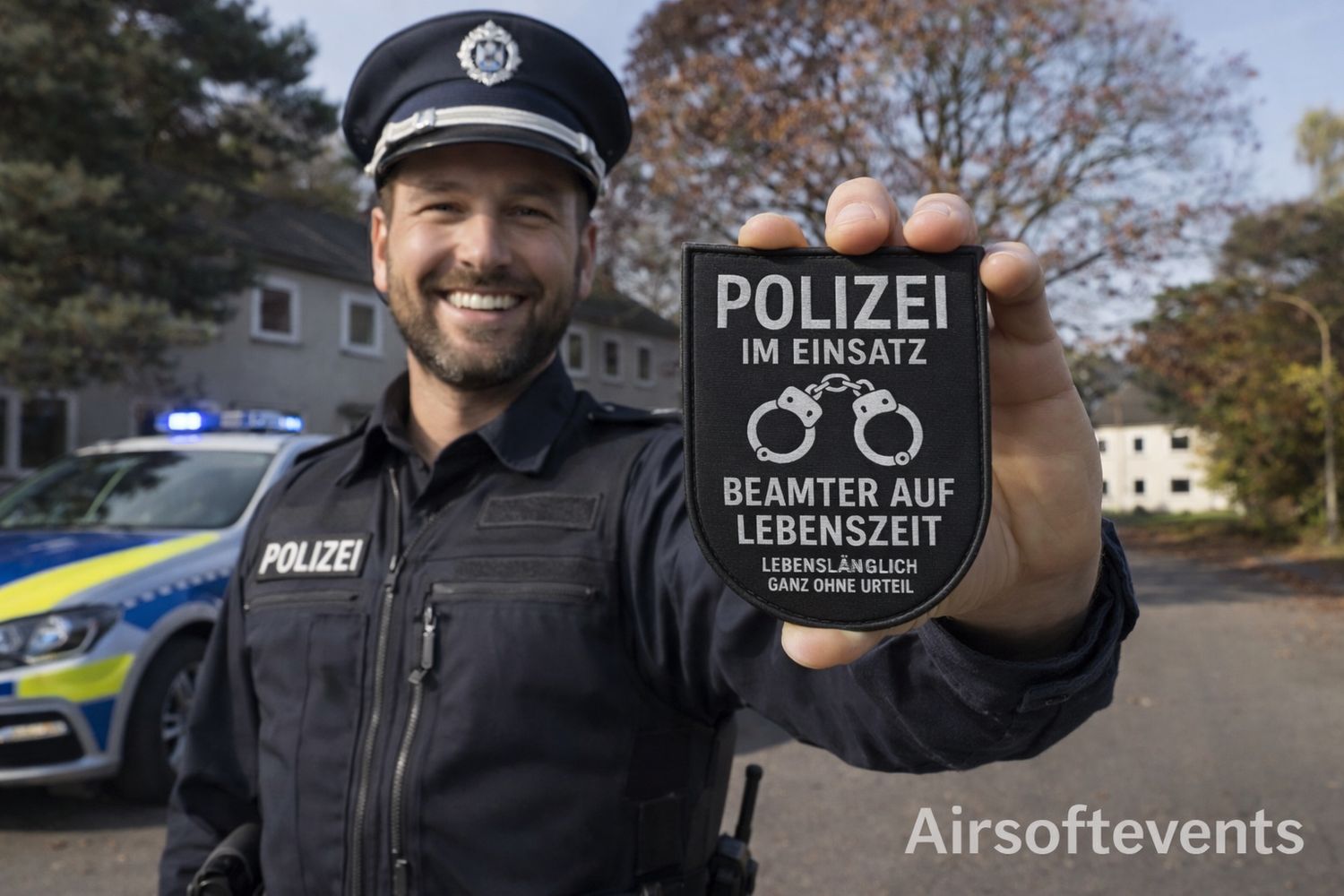 Beamter auf Lebenszeit - Polizei-Patch Beamter auf Lebenszeit - Polizei-Patch