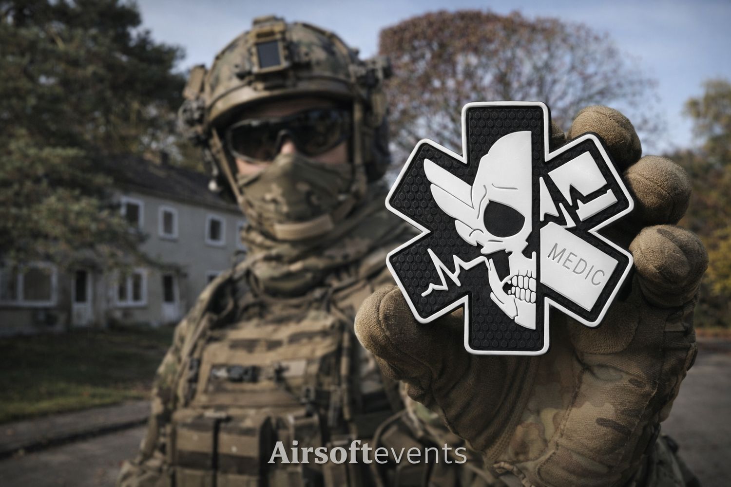MEDIC Skull - Patch (leuchtet im Dunkeln) MEDIC Skull - Patch (leuchtet im Dunkeln)