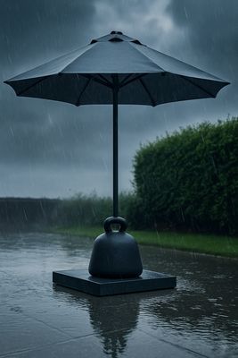 Hoeveel kilo heeft u nodig voor een stabiele parasol of tent?