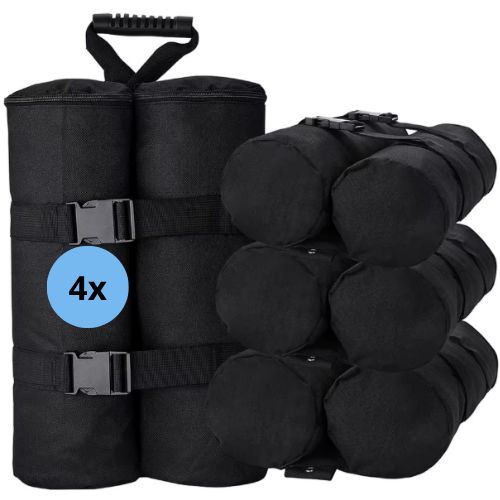 Partytent gewichtzakken 4 stuks - Maat XL