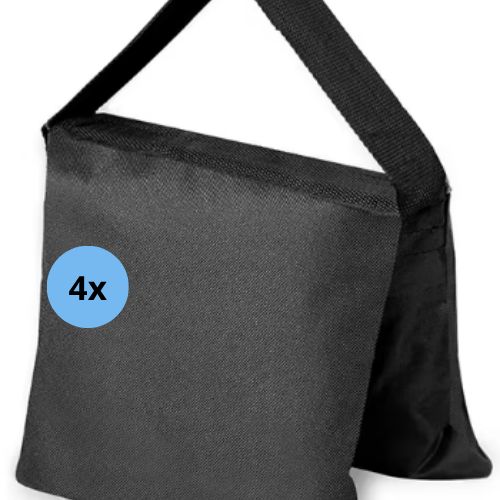 Verzwaringszakjes 4 stuks - Draaggewicht 4 kg