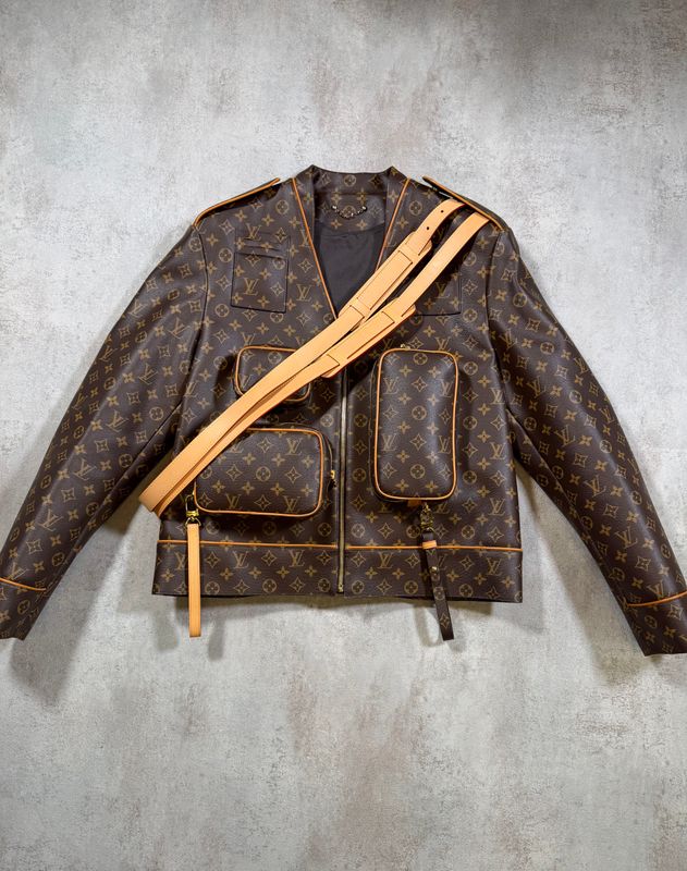 Louis Vuitton Veste "Admiral" Monogram - Virgil Abloh Défilé SS19 - T.48 - Collector
