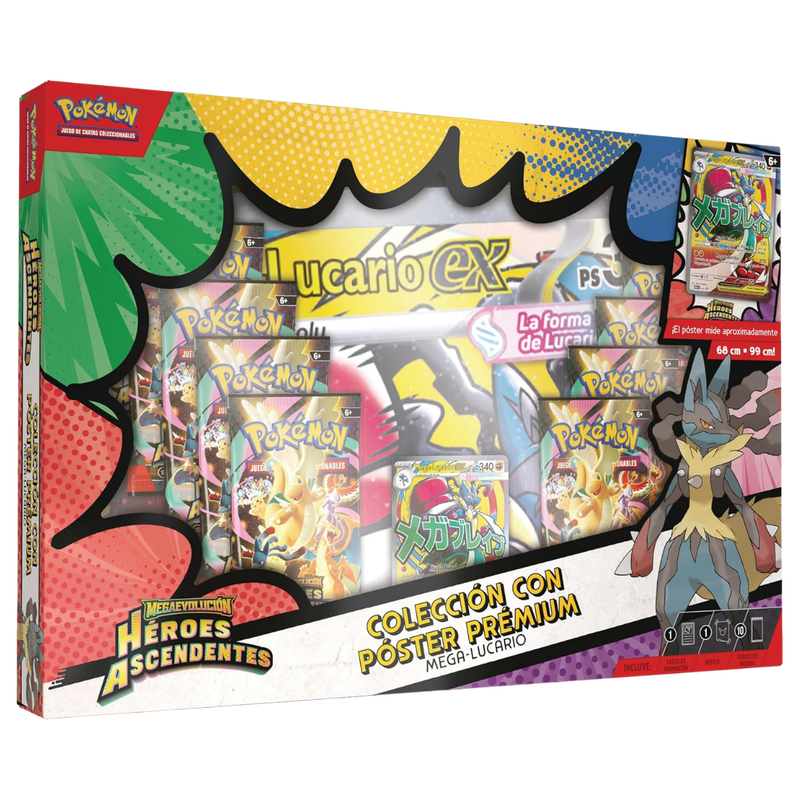 Premium Poster Collection MegaLucario Ex - ESP