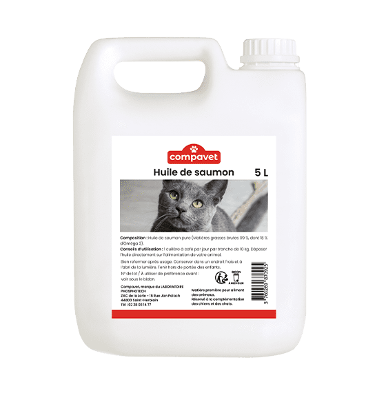 Huile de saumon - Bidon 5 L Huile de saumon - Bidon 5 L