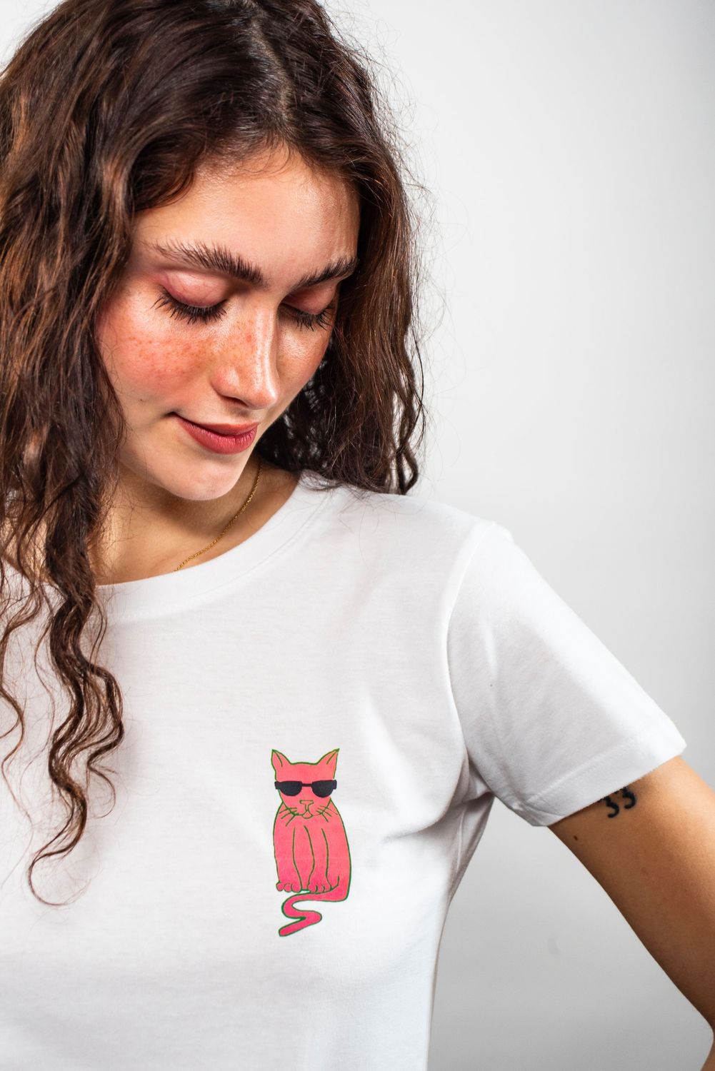 The pink cat The pink cat