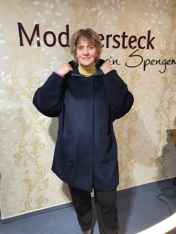 Stoffmantel Oversize