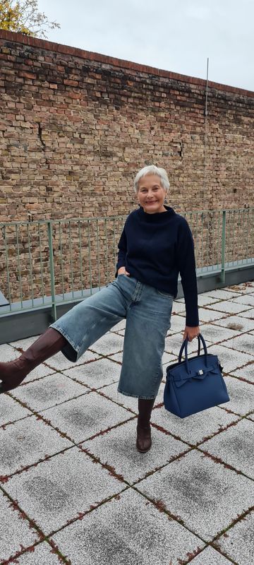Jeans-Bermudahose