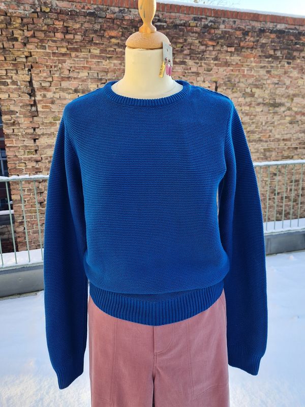Pullover in Royalblau Pullover in Royalblau