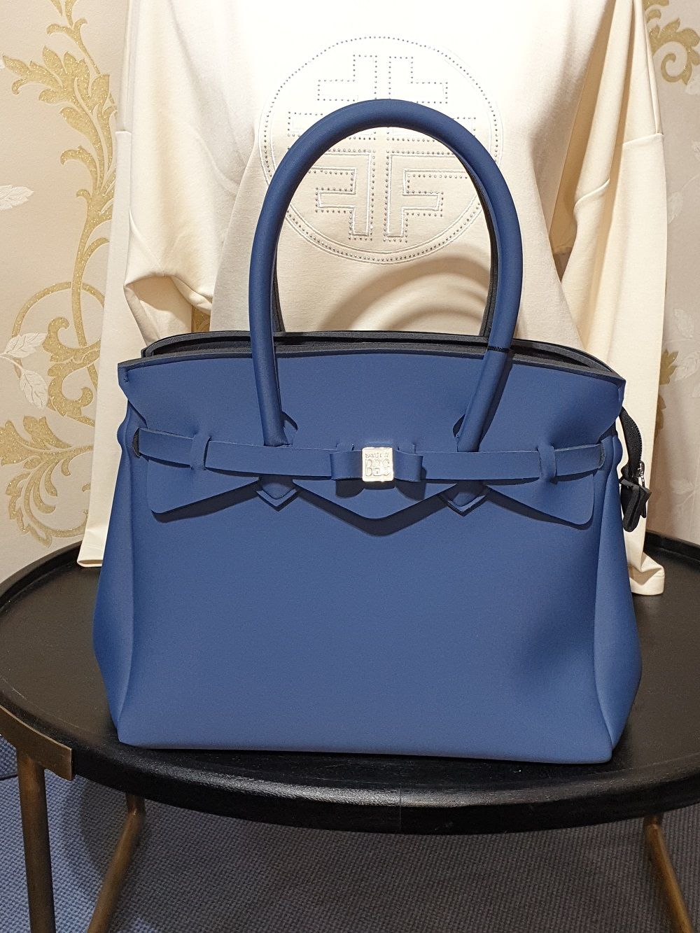 Tasche mit Henkeln, Blau