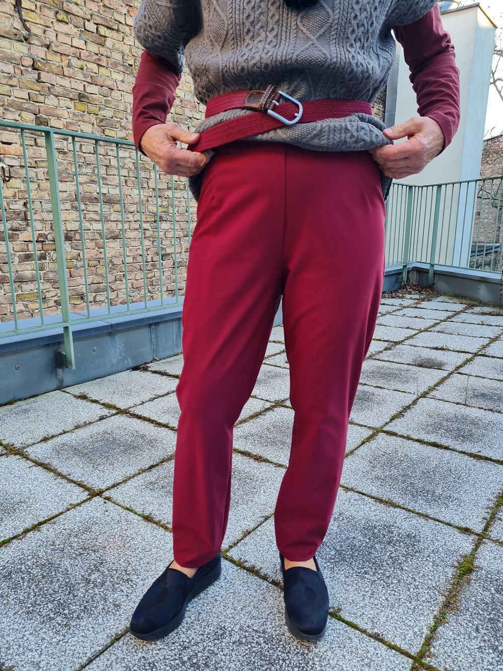 Minx-Hose in Weinrot Minx-Hose in Weinrot