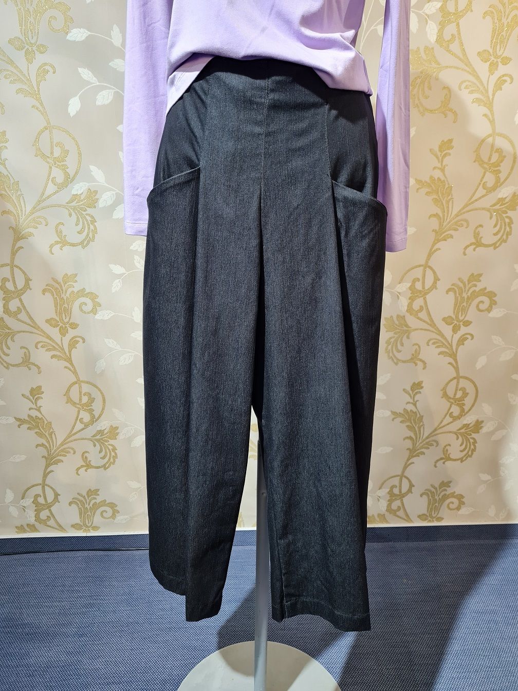 Sommerhose, verkürzt, stretchig