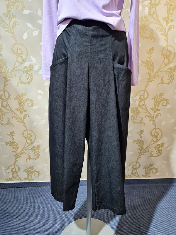 Sommerhose, verkürzt, stretchig