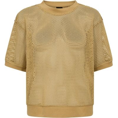 Pulli Lochstrick in Bronze