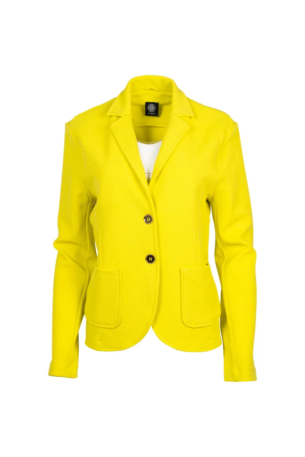 Taillierter Blazer Gelb