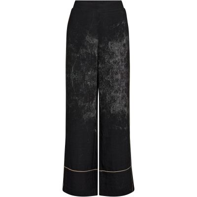 Hose schwarz, marmoriert