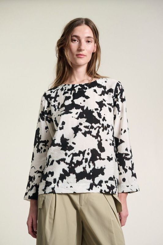 Bluse dezent gemustert